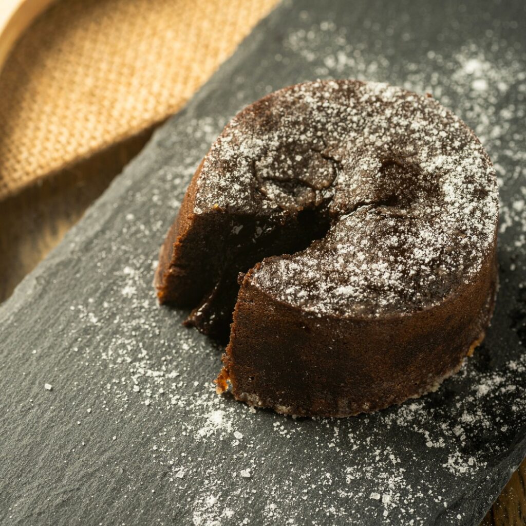 Fondant au chocolat à l'huile de noix