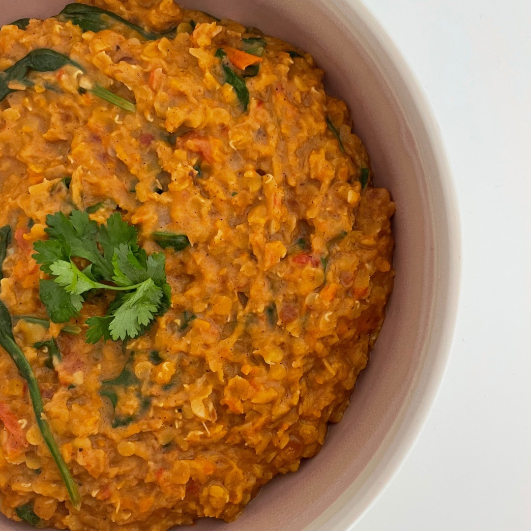 Dahl de lentilles corail